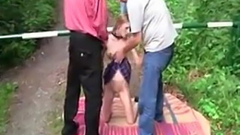 Blonde Amateur Gets Hogtied And Humiliated In Public