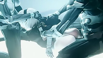 การสํารวจราคะของ Nier Automata 2b Robot