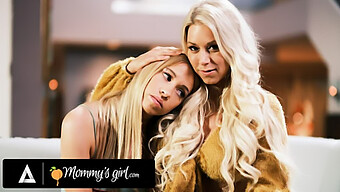 Katie Morgan Comforts Her Daughter Khloe Kapri And Indulges In Sexual Activity With Her