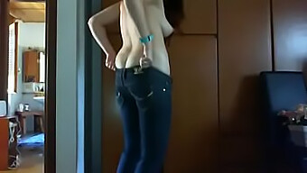 Milf Mom In Tight Jeans Shows Off Her Curves And Offers A Surprise To Her Son