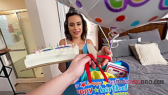 Step Sister'S Birthday Present Brings Taboo Fucking Pleasure