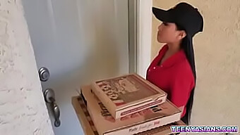 Courier Babe Delivers More Than Packages