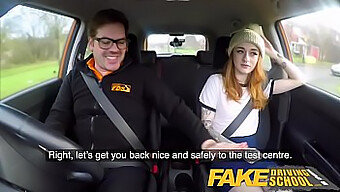 Amateur Redhead With Tattoos Gets Better At Sex Than Driving