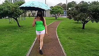 A Colombian Wife'S Exhibitionist Compilation Featuring Big Natural Tits, Missionary And Hardcore Sex