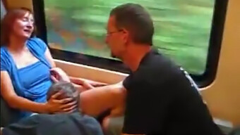 German Train Ride Turns Into Steamy Threesome Encounter