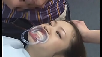 Japanese Dentist Examines Her Sexy Patient