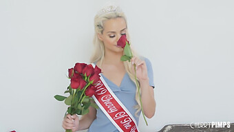 Elsa Jean, A Stunning Blonde, Demonstrates Her Deserved Royal Status In This Video