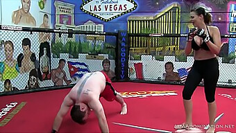 Scarlett Devine Dominates In Femdom Wrestling And Boxing Match