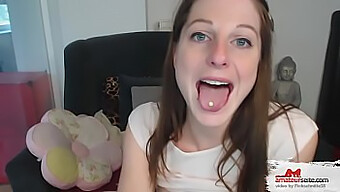 Hungry Girl Gets Covered In Cum