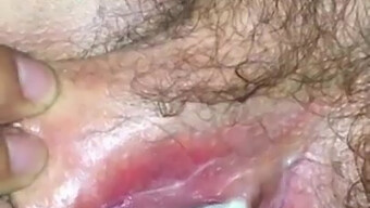 Creamy and messy anal action