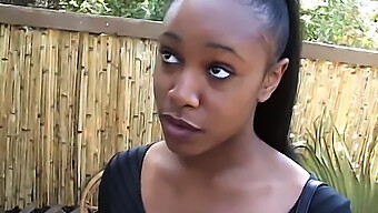 A Young African-American Woman Struggles To Accommodate A Massive Penis In Both Her Mouth And Vagina During A Sexual Encounter