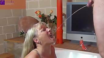 Toilet Slavery: 10 Men Drink Piss From My Mouth!