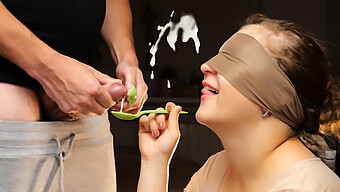 Blindfolded Girl Unknowingly Eats Cum In Food During Taste Test