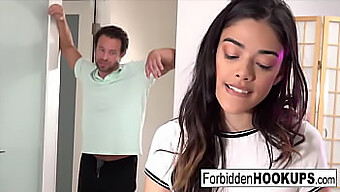 Young College Girl Gives Oral And Facial To Step-Uncle