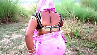 The Mother-In-Law Visits The Farm And Engages In Passionate Kissing In Hindi