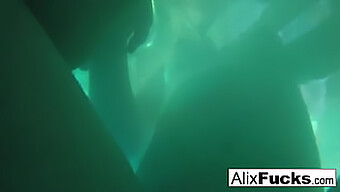 Steamy Underwater Encounter With Pornstar Alix And Jenna In Hidden Camera Lesbian Action