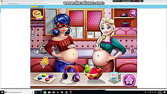 Pregnant Elsa And Ladybug: Two Women Explore Their Sexual Desires