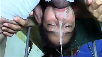 A Compilation Of Deepthroat Gagging And Messy Swallowing