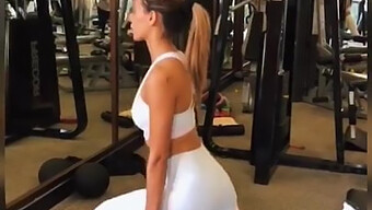 Madison Grace Reed Flaunts Her Curves In All-White Fitness Attire