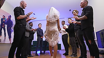 Interracial Wedding Turns Into A Wild Gang Bang With Siri'S Amazing Deep Throat Skills