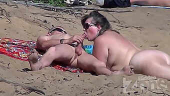 Hidden Cam Captures Amateur Blowjob On Secluded Beach