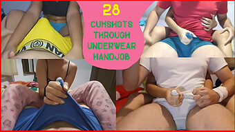 Compilation Of Pov Handjobs Ending With Cum Under Underwear