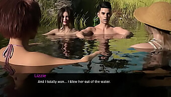 Small-Breasted Young Amateur Teens Indulge In Public Anal Sex And Swimming In A Lake