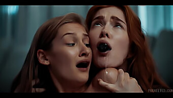 Jia Lissa encounters an alien parasite and indulges in BDSM with Tiffany Tatum