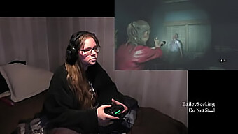 Watch A Bbw With Natural Tits And Piercing Play Through Resident Evil 2