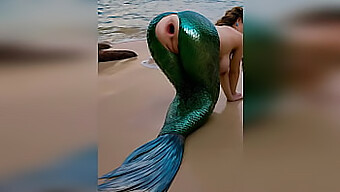 A Stranger Vigorously Penetrated A Mermaid On The Beach, Causing Her Delicate Anus To Gape And Become Severely Dilated After A Intense Anal Encounter Outdoors - Generated By Porn Ai